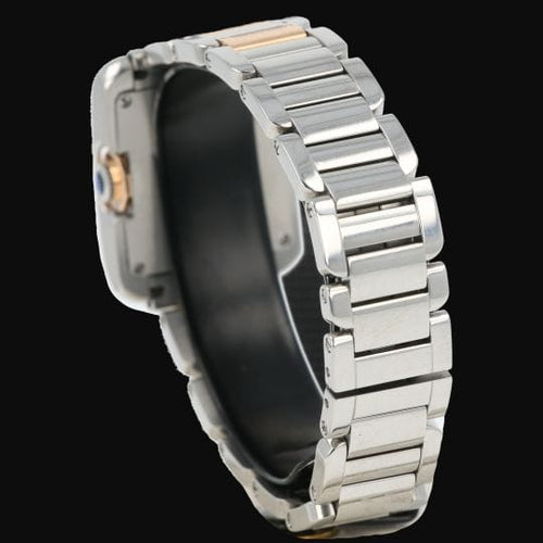 Cartier Tank Anglaise - Montre en or rose et acier 58 Facettes MT47471