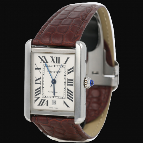 Cartier Tank Solo XL - Montre en acier 58 Facettes MT47487