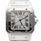 Montre Cartier Santos Galbée - Montre en acier 58 Facettes MT47451