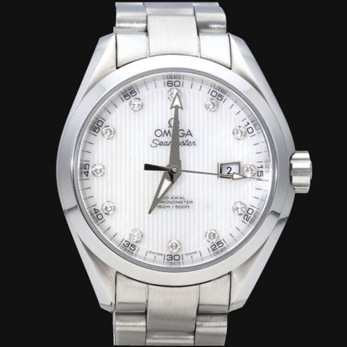 Omega Seamaster Aqua Terra 150M - Montre en acier et diamants 58 Facettes MT45554