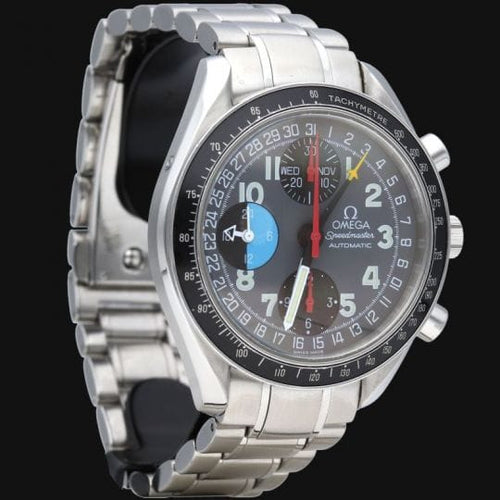 Omega Speedmaster - Montre Day-Date Chronograph en acier 58 Facettes MT47407