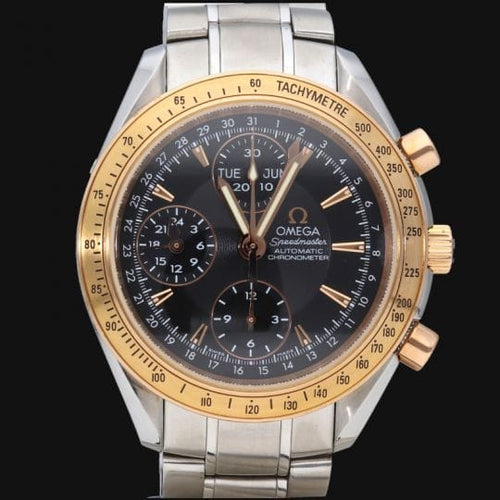 Omega Speedmaster - Montre Day-Date automatique en or rose et acier 58 Facettes MT47399