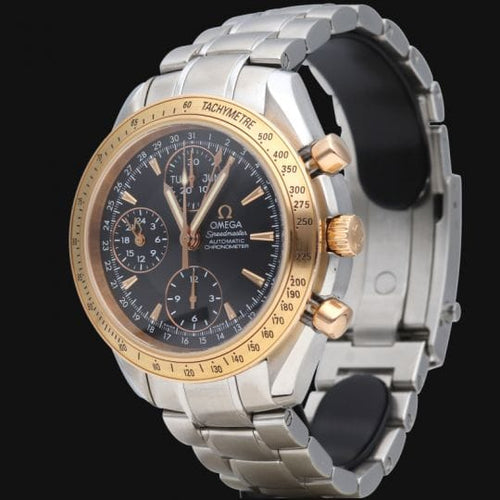 Omega Speedmaster - Montre Day-Date automatique en or rose et acier 58 Facettes MT47399