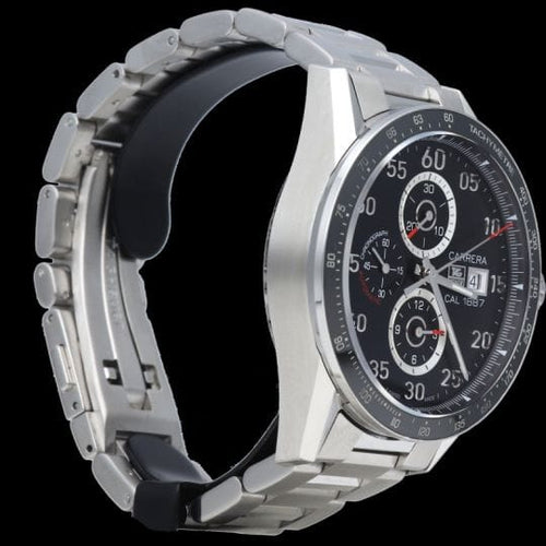 TAG Heuer Carrera - Montre chronographe Calibre 1887 en acier 58 Facettes MT47414