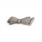 Broche nœud en platine, diamants et onyx 58 Facettes