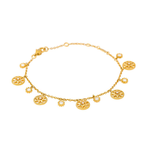 Dior Rose des Vents - Bracelet en or jaune, diamants et nacre 58 Facettes 4749148RV
