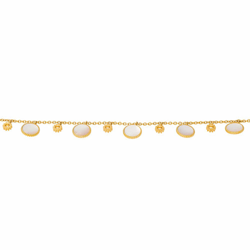 Dior Rose des Vents - Bracelet en or jaune, diamants et nacre 58 Facettes 4749148RV