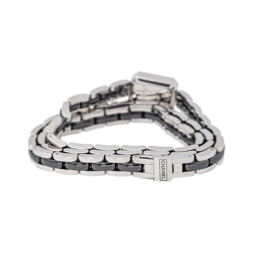Chanel Première - Montre en acier, céramique et diamants 58 Facettes 5745058RV