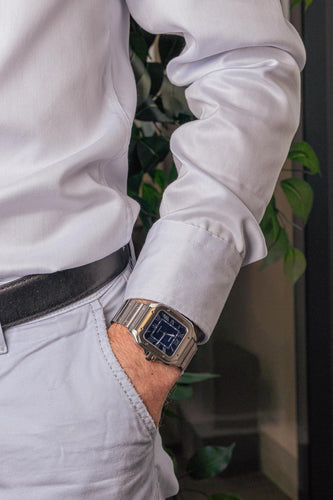 Cartier Santos - Montre en acier 58 Facettes 5757315RV