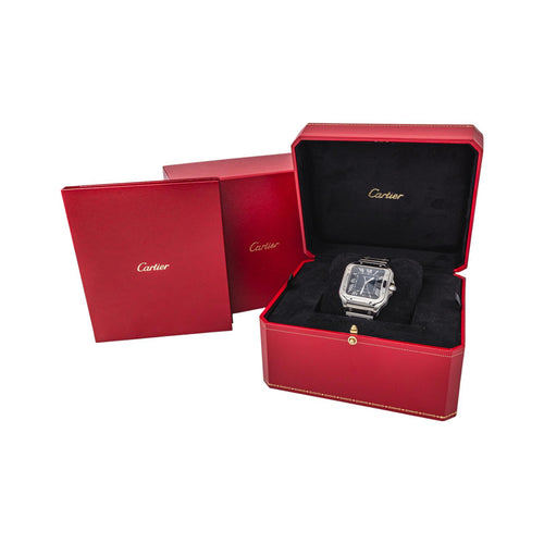 Cartier Santos - Montre en acier 58 Facettes 5757315RV