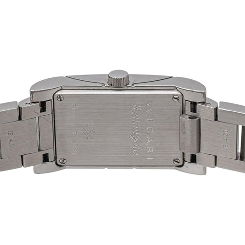 Bulgari Rettangolo - Montre en acier 58 Facettes 5793697RV