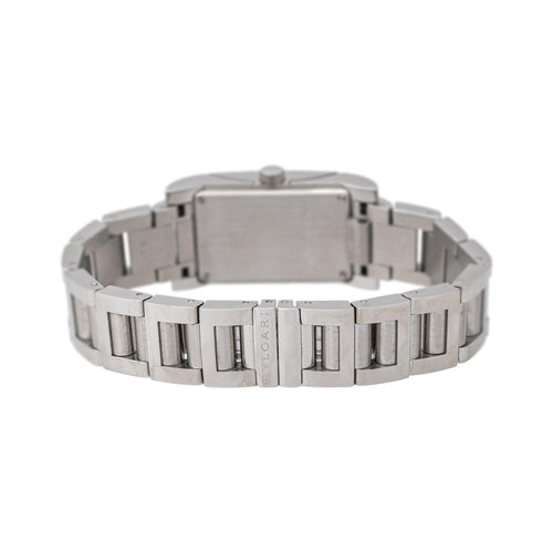 Bulgari Rettangolo - Montre en acier 58 Facettes 5793697RV