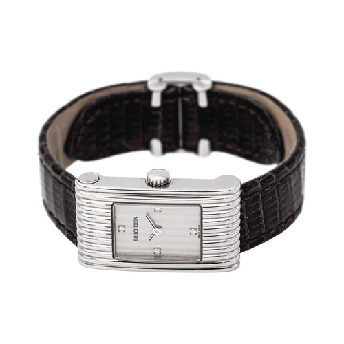 Boucheron Reflet - Montre en acier et diamants 58 Facettes 5807553RV