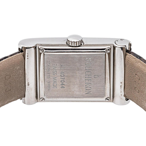 Boucheron Reflet - Montre en acier et diamants 58 Facettes 5807553RV