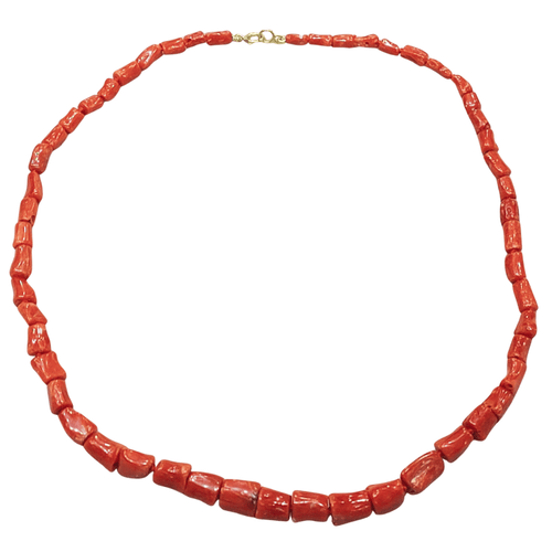 Collier en or 18 carats et corail rouge 58 Facettes COV1280