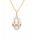 Fabergé - Collier médaillon en or blanc et jaune avec diamants 58 Facettes FAB123