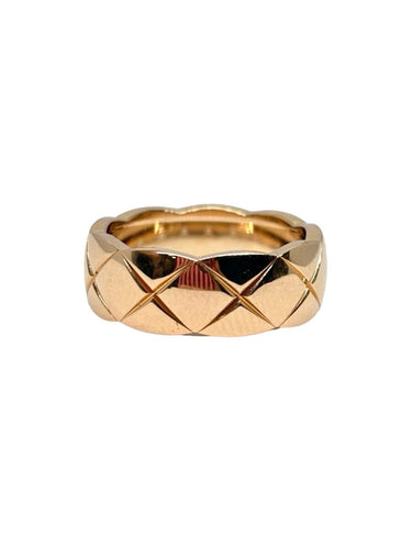 50 Chanel Coco Crush - Bague petit modèle en or rose 58 Facettes 2156