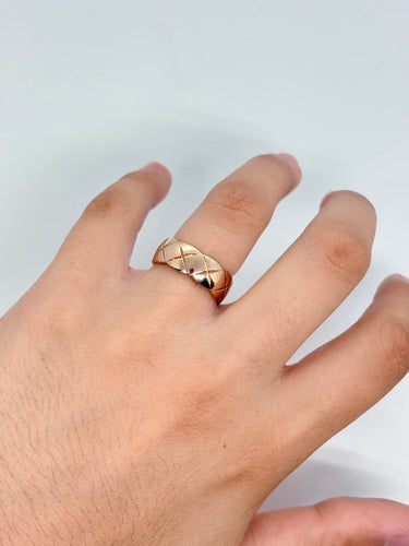 50 Chanel Coco Crush - Bague petit modèle en or rose 58 Facettes 2156