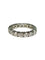 Bague 57 Alliance tour complet en or blanc 18K et diamants 3 ct 58 Facettes 2154