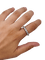 Bague 57 Alliance tour complet en or blanc 18K et diamants 3 ct 58 Facettes 2154