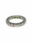 Bague 57 Alliance tour complet en or blanc 18K et diamants 3 ct 58 Facettes 2154