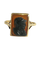 55 Bague ancienne en or jaune et agate guerrier grec 58 Facettes 01379