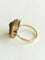 55 Bague ancienne en or jaune et agate guerrier grec 58 Facettes 01379