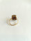 55 Bague ancienne en or jaune et agate guerrier grec 58 Facettes 01379