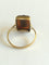 55 Bague ancienne en or jaune et agate guerrier grec 58 Facettes 01379
