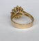 Bague 50 Bague en or jaune 18K avec saphir et diamants 58 Facettes ring