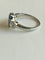 54 Bague en or blanc avec saphir et diamants 58 Facettes 01377