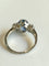54 Bague en or blanc avec saphir et diamants 58 Facettes 01377