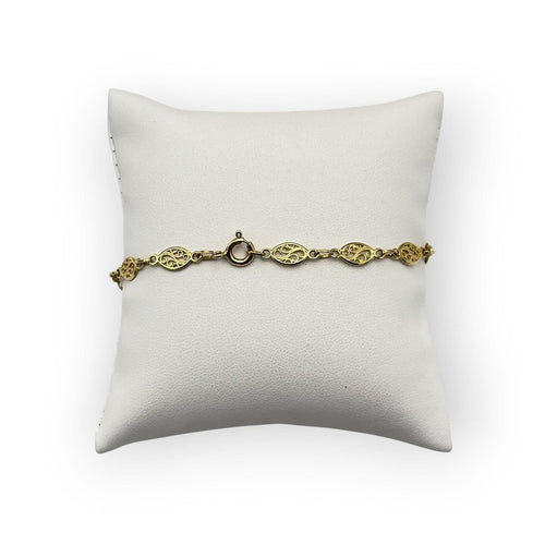 Bracelet Bracelet filigrané en or jaune 750 58 Facettes 149070679
