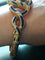 Bracelet ancien en or jaune, émail, perles et diamants 58 Facettes 01380