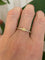 Bague 54 Bague solitaire en or jaune 18K, diamant Fancy Intense Yellow et diamants 58 Facettes ring