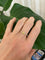 Bague 54 Bague solitaire en or jaune 18K, diamant Fancy Intense Yellow et diamants 58 Facettes ring