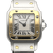 Cartier Santos Galbée - Montre en or et acier