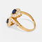 Bague 57 Van Cleef & Arpels - Bague Toi & Moi en or jaune, saphirs et diamants 58 Facettes 325