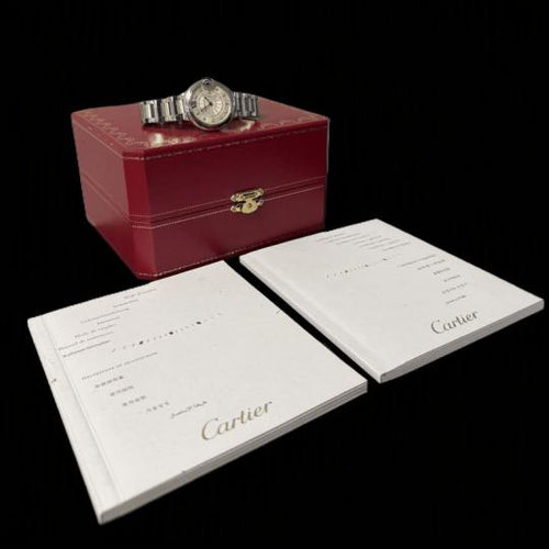 Cartier Ballon Bleu - Montre en acier et diamants 58 Facettes MT47479