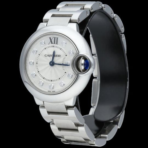 Cartier Ballon Bleu - Montre en acier et diamants 58 Facettes MT47479