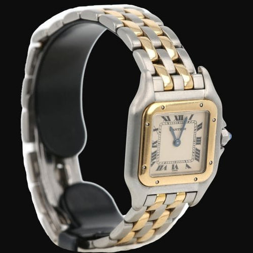 Cartier Panthère - Montre en or jaune et acier 58 Facettes MT47447