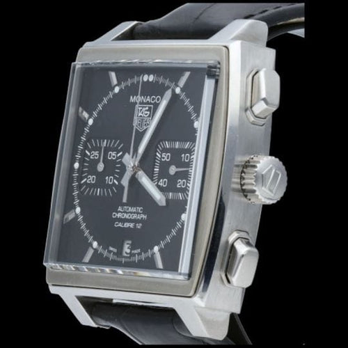 TAG Heuer Monaco - Montre chronographe Calibre 12 en acier 58 Facettes MT47553