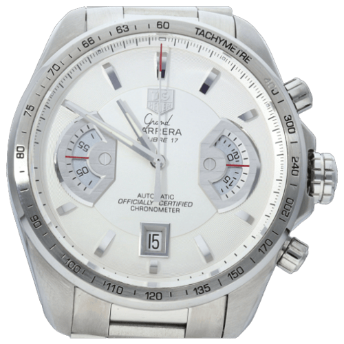 TAG Heuer Grand Carrera - Montre en acier 58 Facettes MT47551