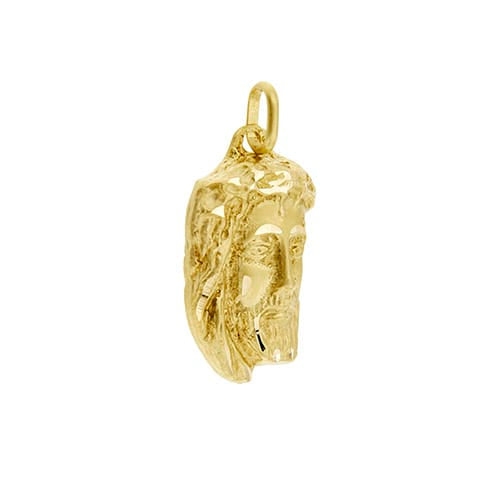 Pendentif visage du Christ en or jaune 58 Facettes 35972