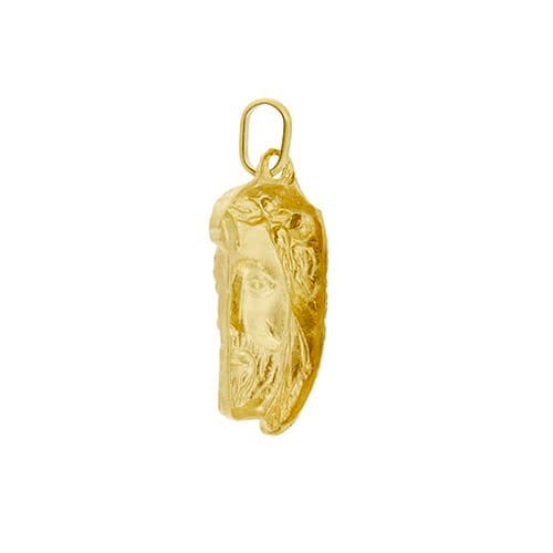 Pendentif visage du Christ en or jaune 58 Facettes 35972