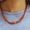 Collier en or 18k et corail rouge 58 Facettes COV1185