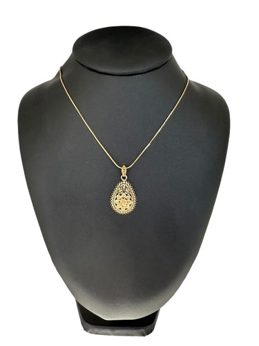 Pendentif Pendentif traditionnel portugais en or jaune 19 carats 58 Facettes P1830D
