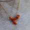 Pendentif en corail et or jaune 18k 58 Facettes COV1036