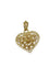 Pendentif Pendentif traditionnel portugais cœur en or jaune 19 carats 58 Facettes P1831D