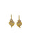Cœur de Viana - Boucles d'oreilles en or jaune 58 Facettes OR1581D